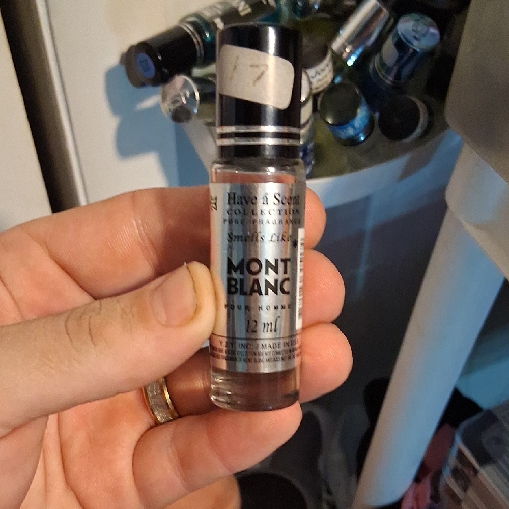 Mont Blanc Women's Fragrance - 12ml Silver and Black